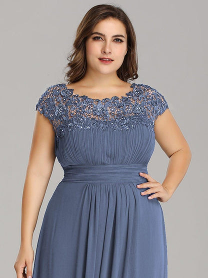 Dusty Blue Bridesmaid Gowns