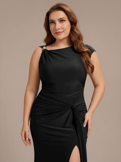 Knot Detail Knit Bodycon Skirts