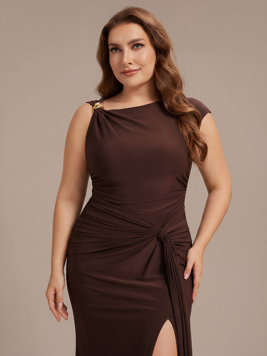 Knot Detail Knit Bodycon Skirts