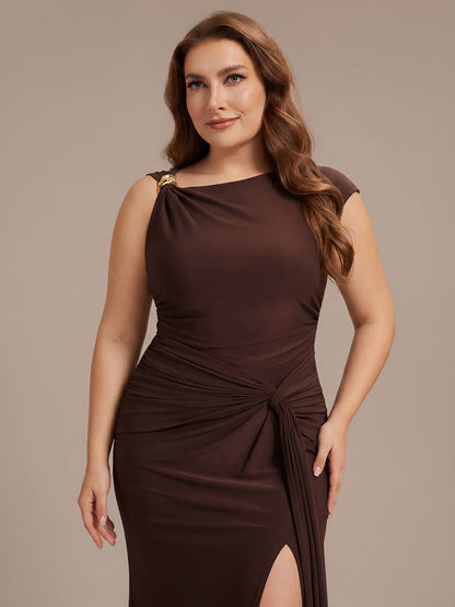 Knot Detail Knit Bodycon Skirts