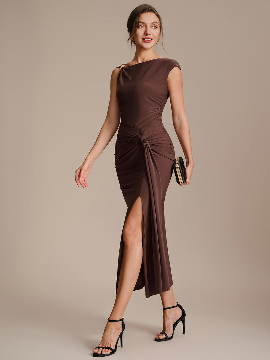 Knot Detail Knit Bodycon Skirts