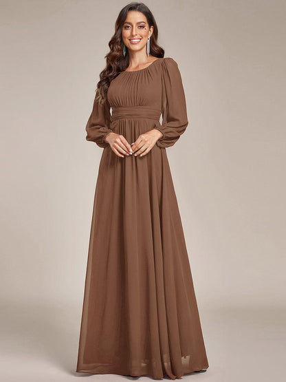 ever CELESTE|Chiffon High Empire Waist Puff Sleeve Mother Dress