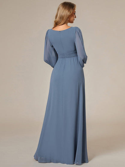 Dusty Blue Bridesmaid Gowns