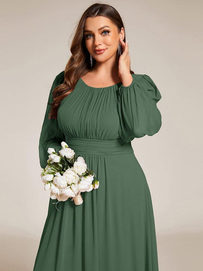 ever CELESTE|Chiffon High Empire Waist Puff Sleeve Mother Dress