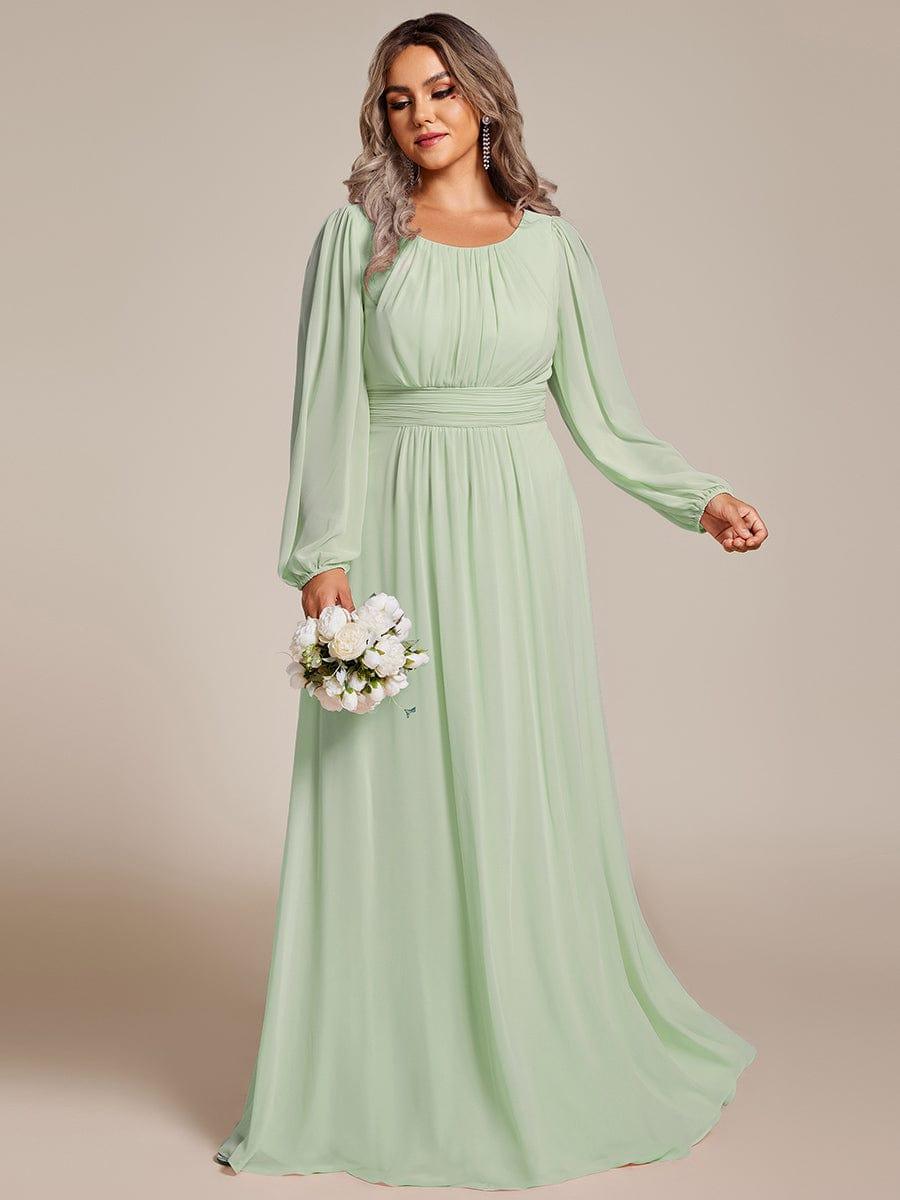 ever CELESTE|Chiffon High Empire Waist Puff Sleeve Mother Dress