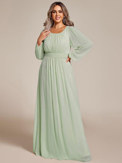 ever CELESTE|Chiffon High Empire Waist Puff Sleeve Mother Dress