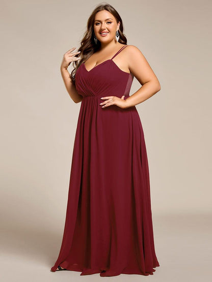 ever RUBY|Convertible Chiffon Lace Open Back Spaghetti Straps Bridesmaid Dress