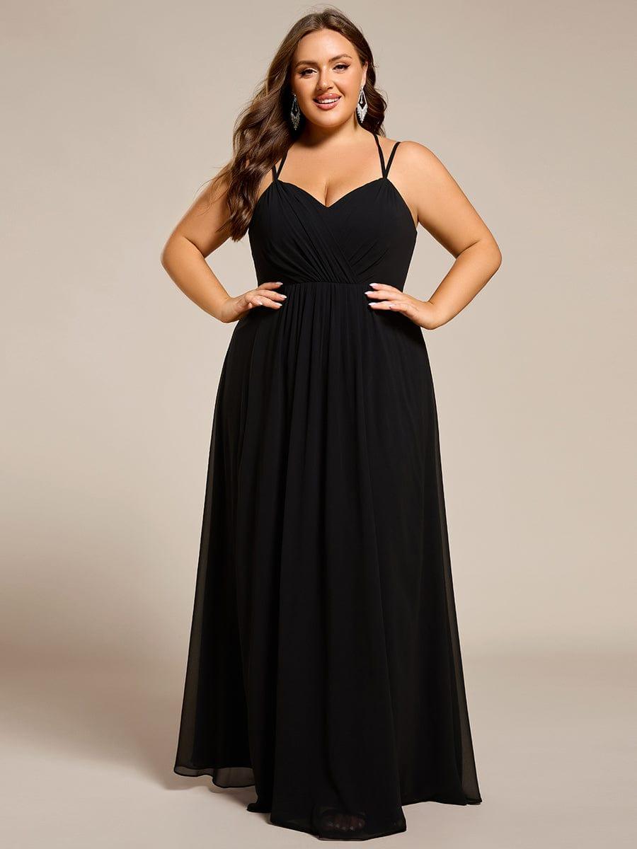 ever RUBY|Convertible Chiffon Lace Open Back Spaghetti Straps Bridesmaid Dress