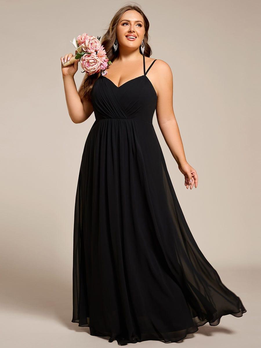 ever RUBY|Convertible Chiffon Lace Open Back Spaghetti Straps Bridesmaid Dress
