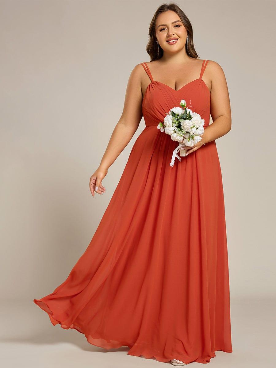 ever RUBY|Convertible Chiffon Lace Open Back Spaghetti Straps Bridesmaid Dress