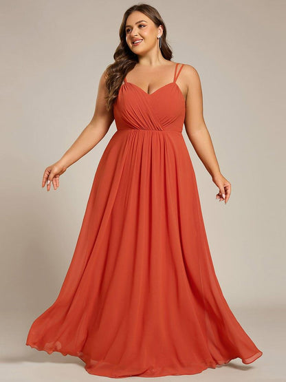 ever RUBY|Convertible Chiffon Lace Open Back Spaghetti Straps Bridesmaid Dress