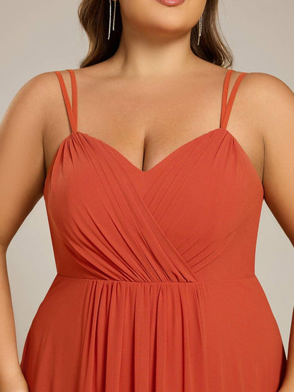 ever RUBY|Convertible Chiffon Lace Open Back Spaghetti Straps Bridesmaid Dress