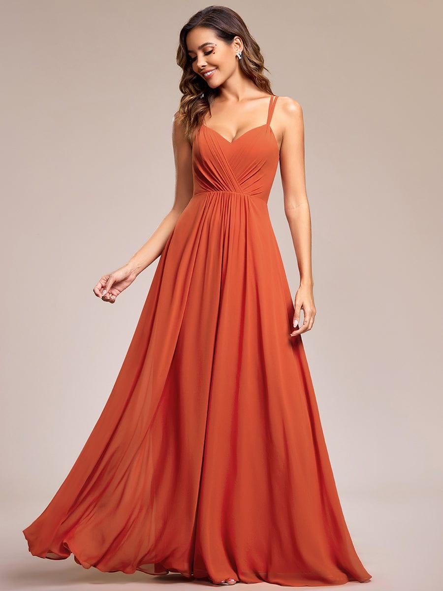 ever RUBY|Convertible Chiffon Lace Open Back Spaghetti Straps Bridesmaid Dress