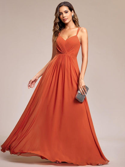 ever RUBY|Convertible Chiffon Lace Open Back Spaghetti Straps Bridesmaid Dress