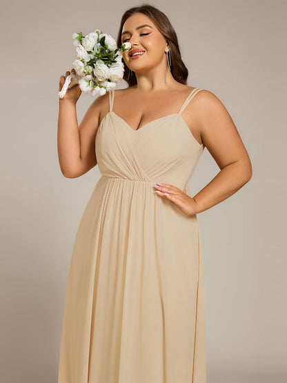 ever RUBY|Convertible Chiffon Lace Open Back Spaghetti Straps Bridesmaid Dress
