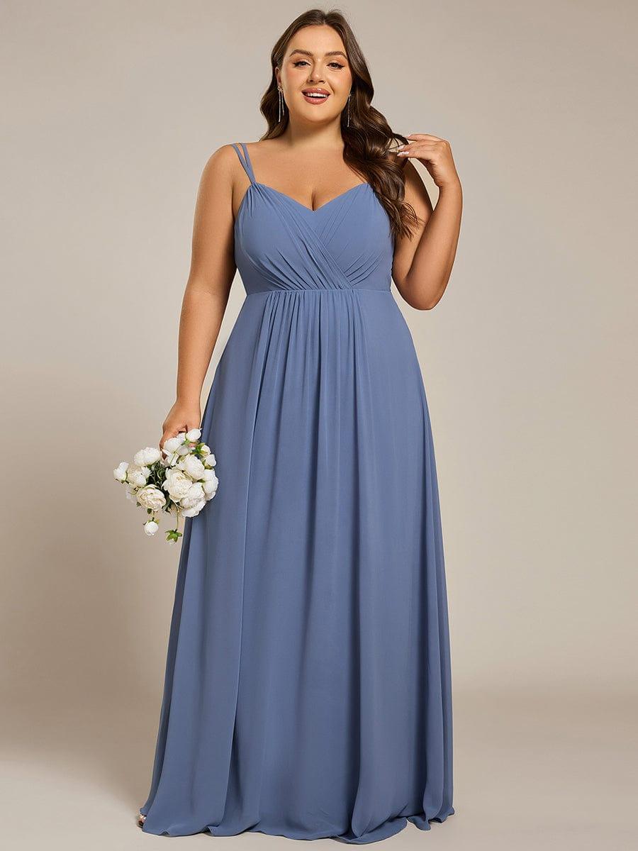 ever RUBY|Convertible Chiffon Lace Open Back Spaghetti Straps Bridesmaid Dress