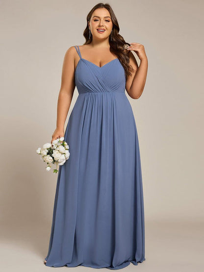 ever RUBY|Convertible Chiffon Lace Open Back Spaghetti Straps Bridesmaid Dress