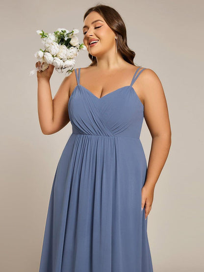 ever RUBY|Convertible Chiffon Lace Open Back Spaghetti Straps Bridesmaid Dress