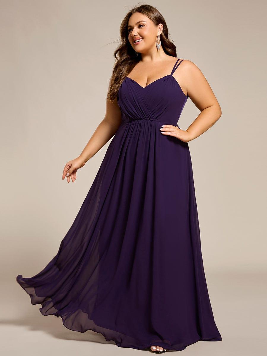 ever RUBY|Convertible Chiffon Lace Open Back Spaghetti Straps Bridesmaid Dress