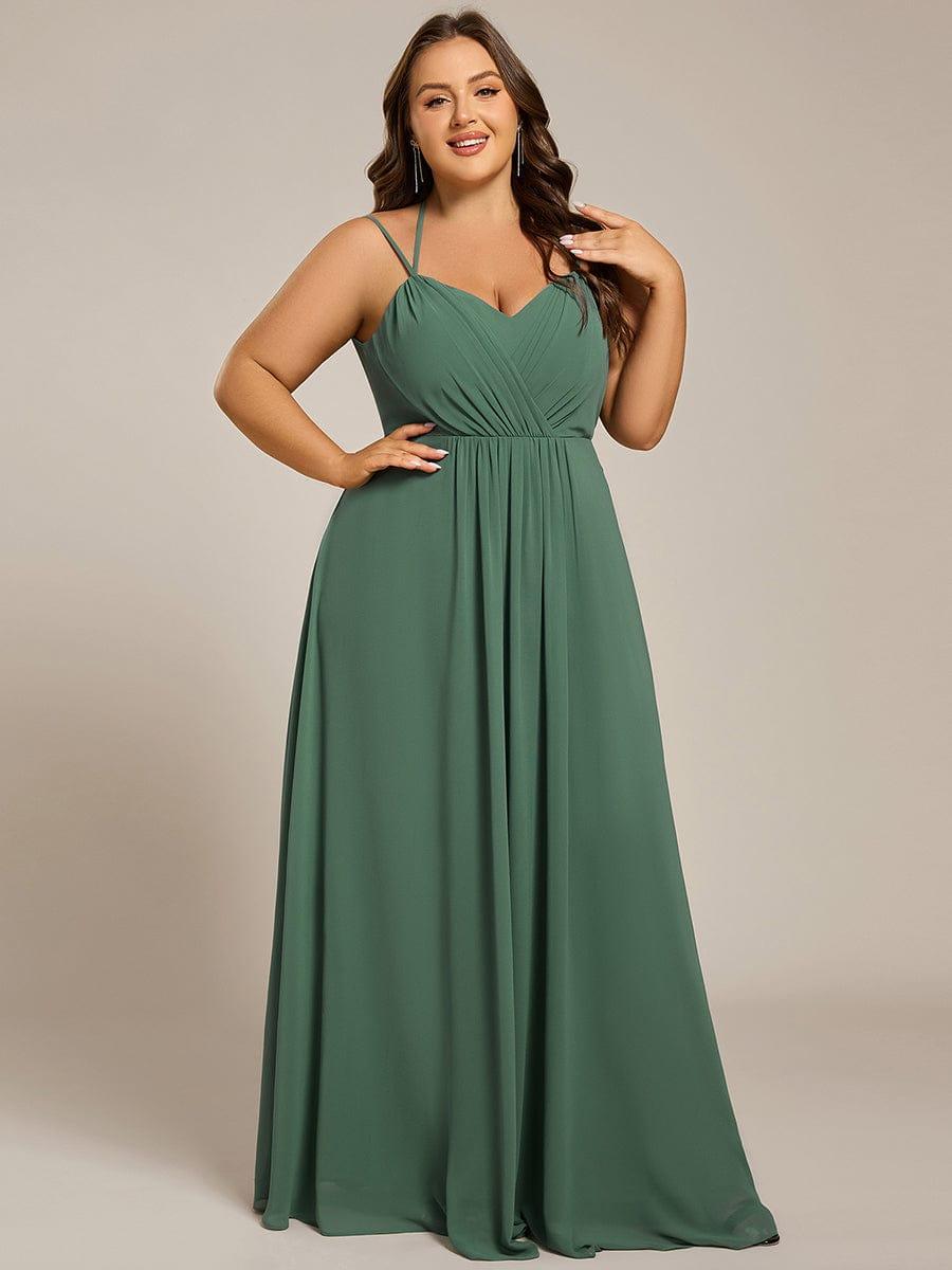 ever RUBY|Convertible Chiffon Lace Open Back Spaghetti Straps Bridesmaid Dress