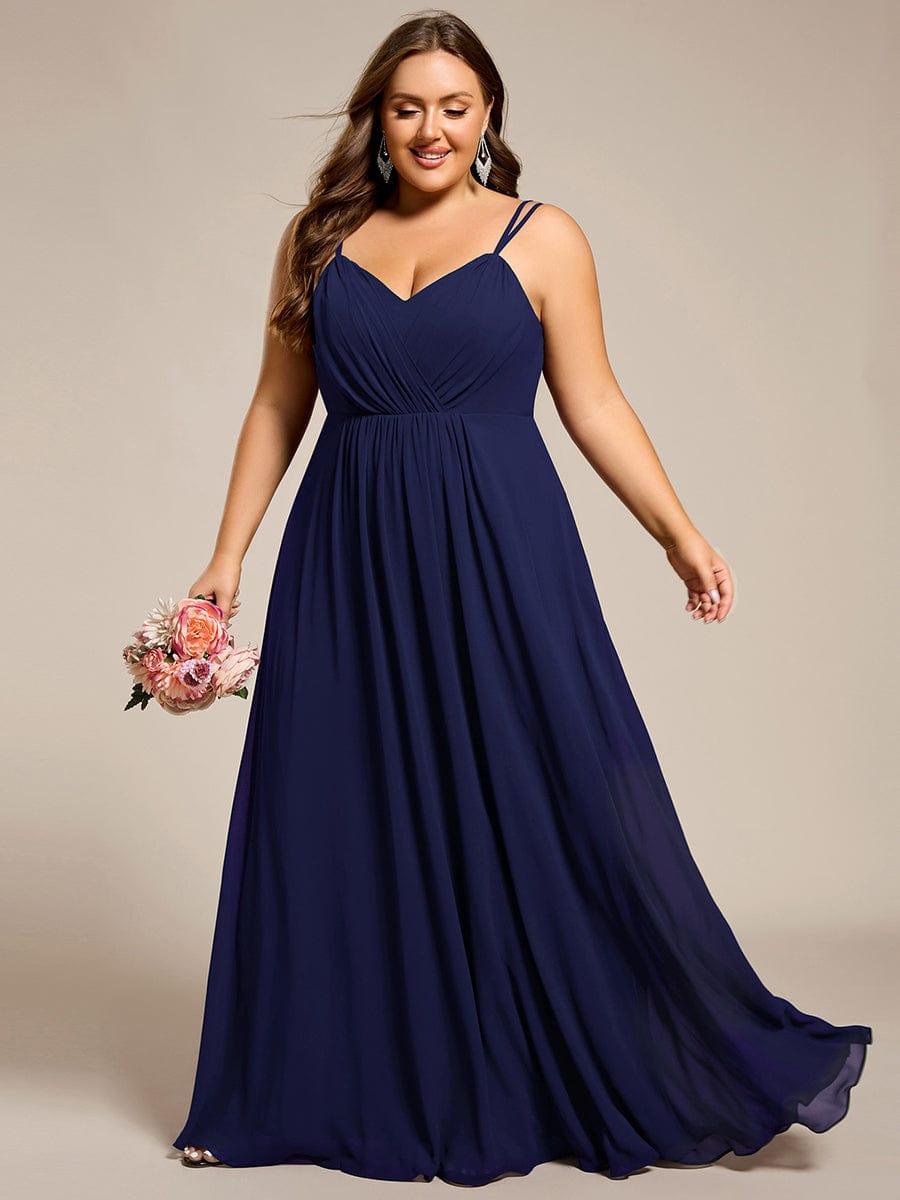 ever RUBY|Convertible Chiffon Lace Open Back Spaghetti Straps Bridesmaid Dress
