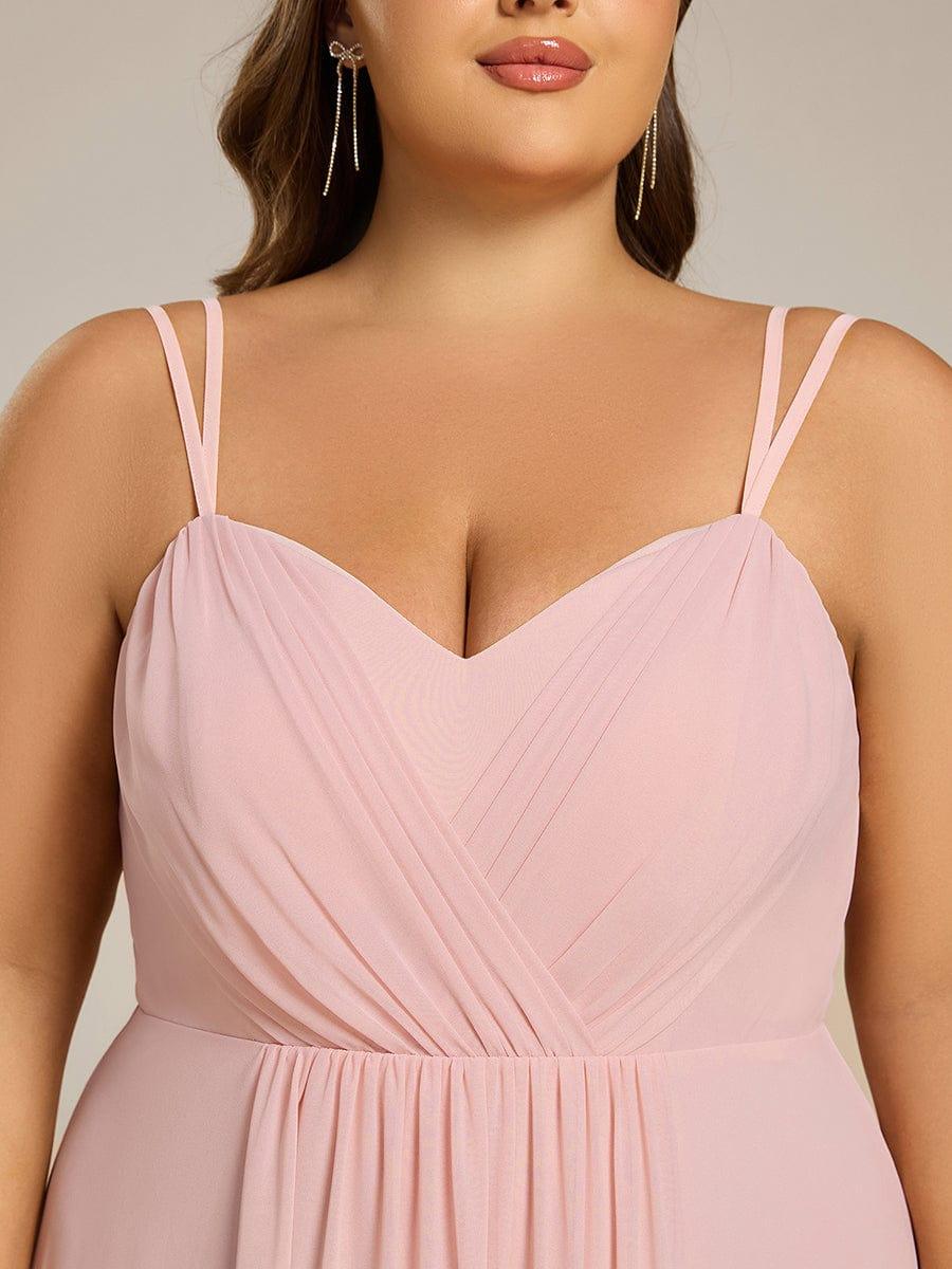 ever RUBY|Convertible Chiffon Lace Open Back Spaghetti Straps Bridesmaid Dress