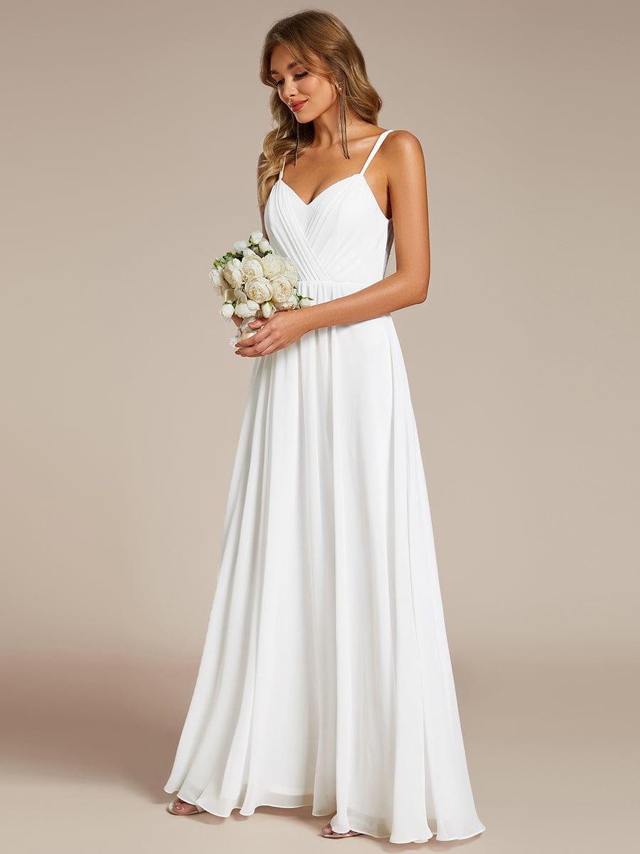 ever RUBY|Convertible Chiffon Lace Open Back Spaghetti Straps Bridesmaid Dress