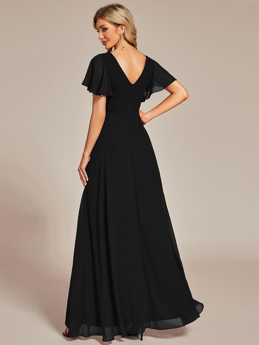 ever OREE|Charming Chiffon Bridesmaid Dress with Lotus Leaf Hemline