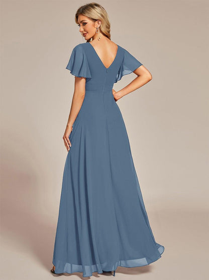 Dusty Blue Bridesmaid Gowns
