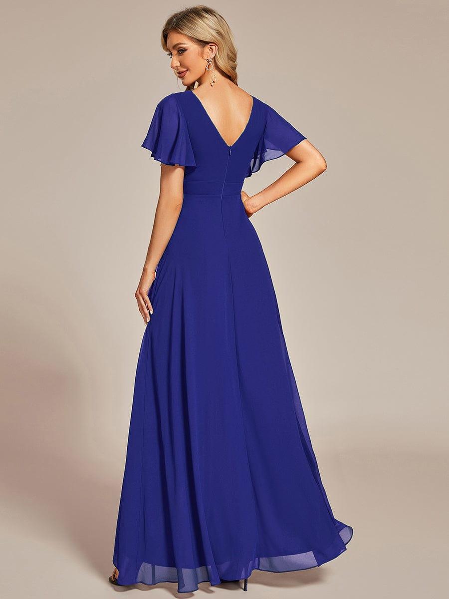 ever OREE|Charming Chiffon Bridesmaid Dress with Lotus Leaf Hemline