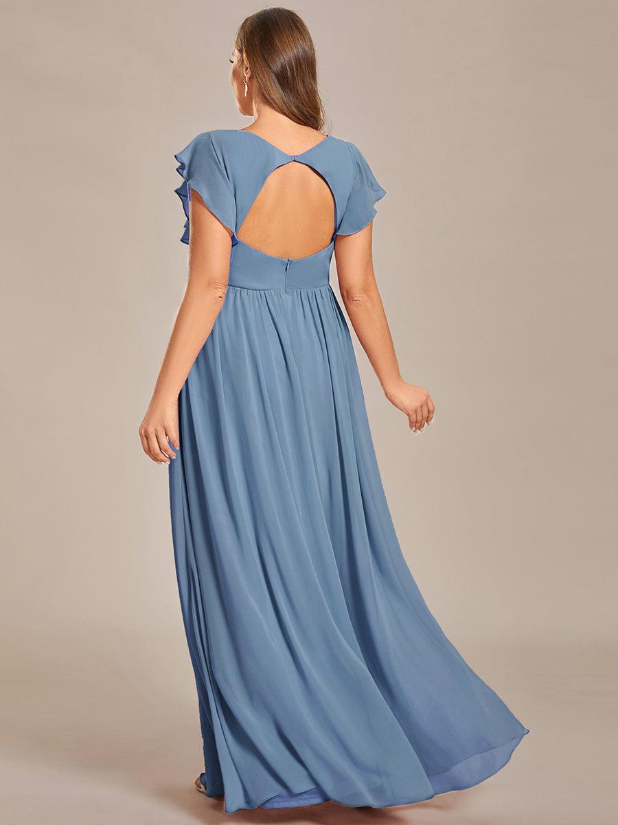 Dusty Blue Bridesmaid Gowns