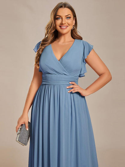 Dusty Blue Bridesmaid Gowns