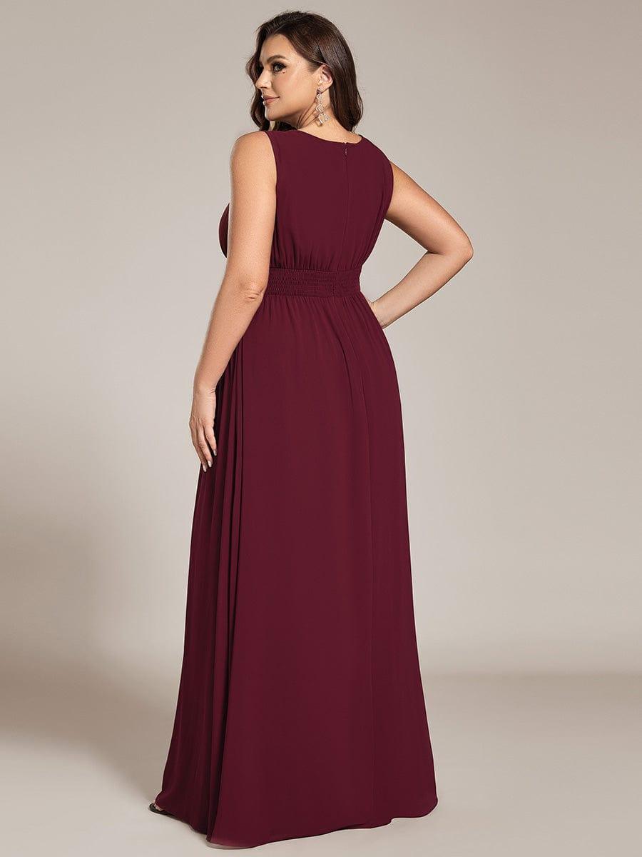 ever KALIA|Hollow Out Sleeveless Maxi Wedding Guest Dress