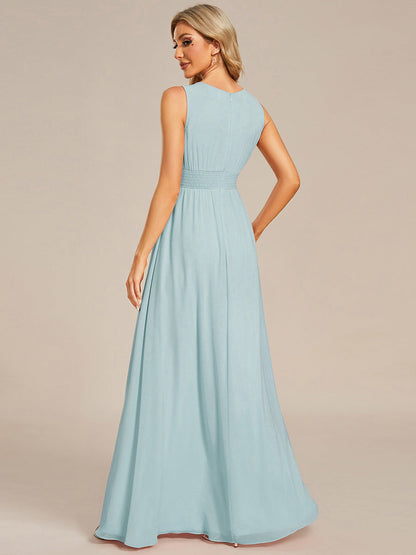 ever KALIA|Hollow Out Sleeveless Maxi Wedding Guest Dress