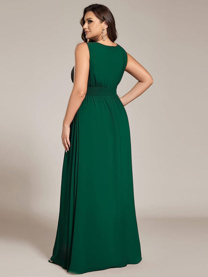 ever KALIA|Hollow Out Sleeveless Maxi Wedding Guest Dress