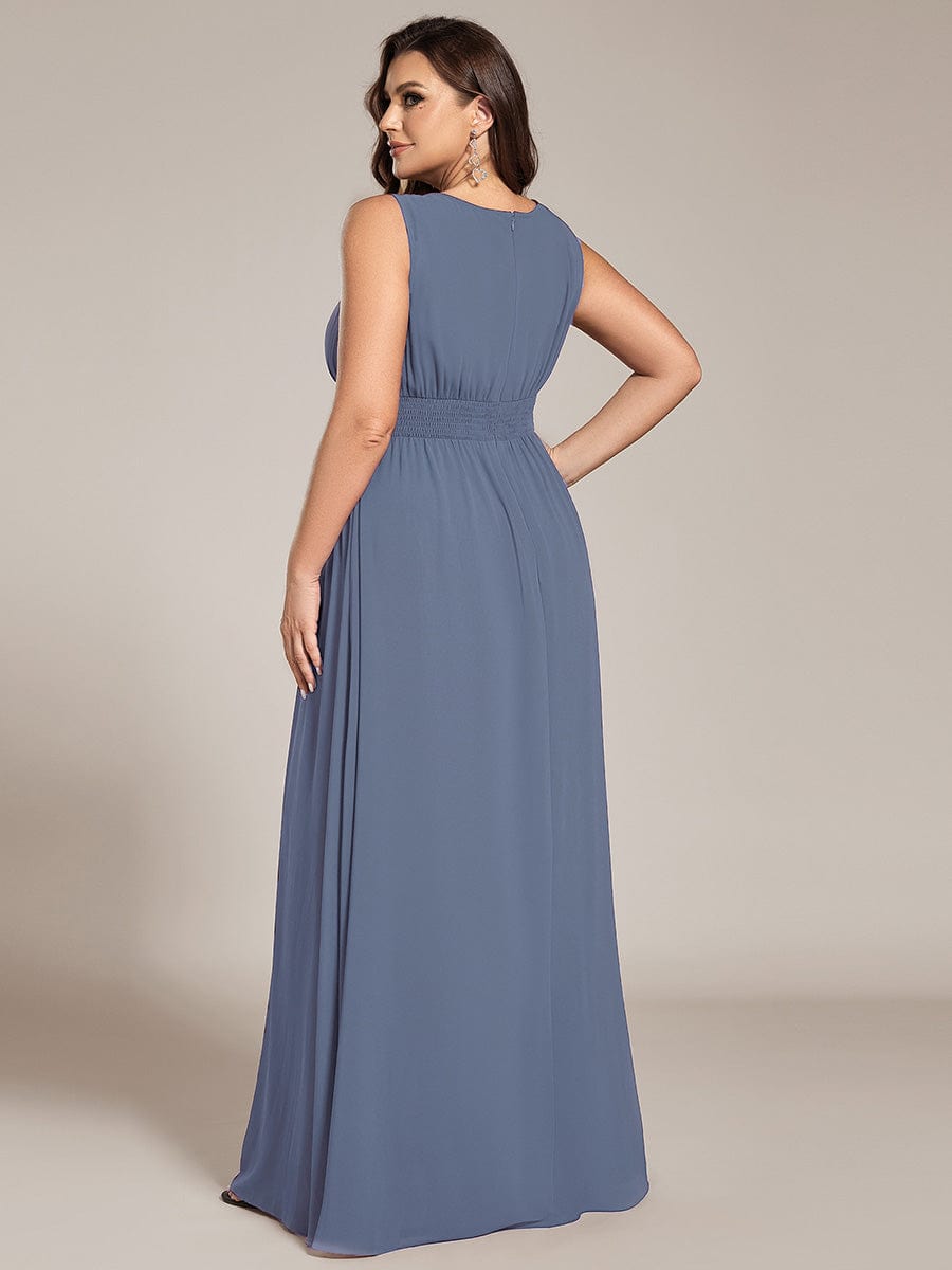 ever KALIA|Hollow Out Sleeveless Maxi Wedding Guest Dress