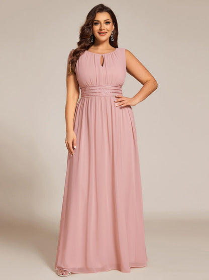 ever KALIA|Hollow Out Sleeveless Maxi Wedding Guest Dress