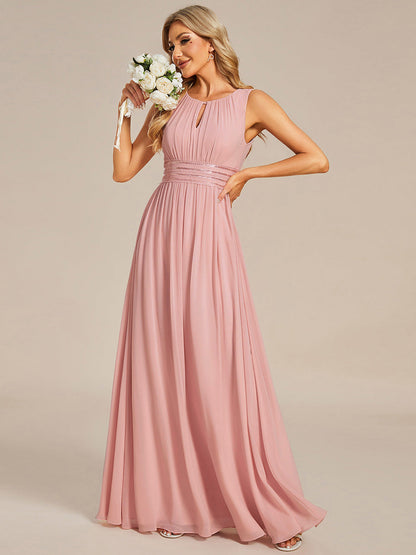 ever KALIA|Hollow Out Sleeveless Maxi Wedding Guest Dress