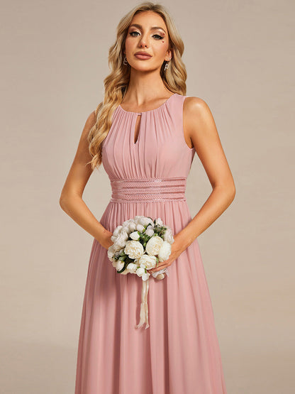ever KALIA|Hollow Out Sleeveless Maxi Wedding Guest Dress