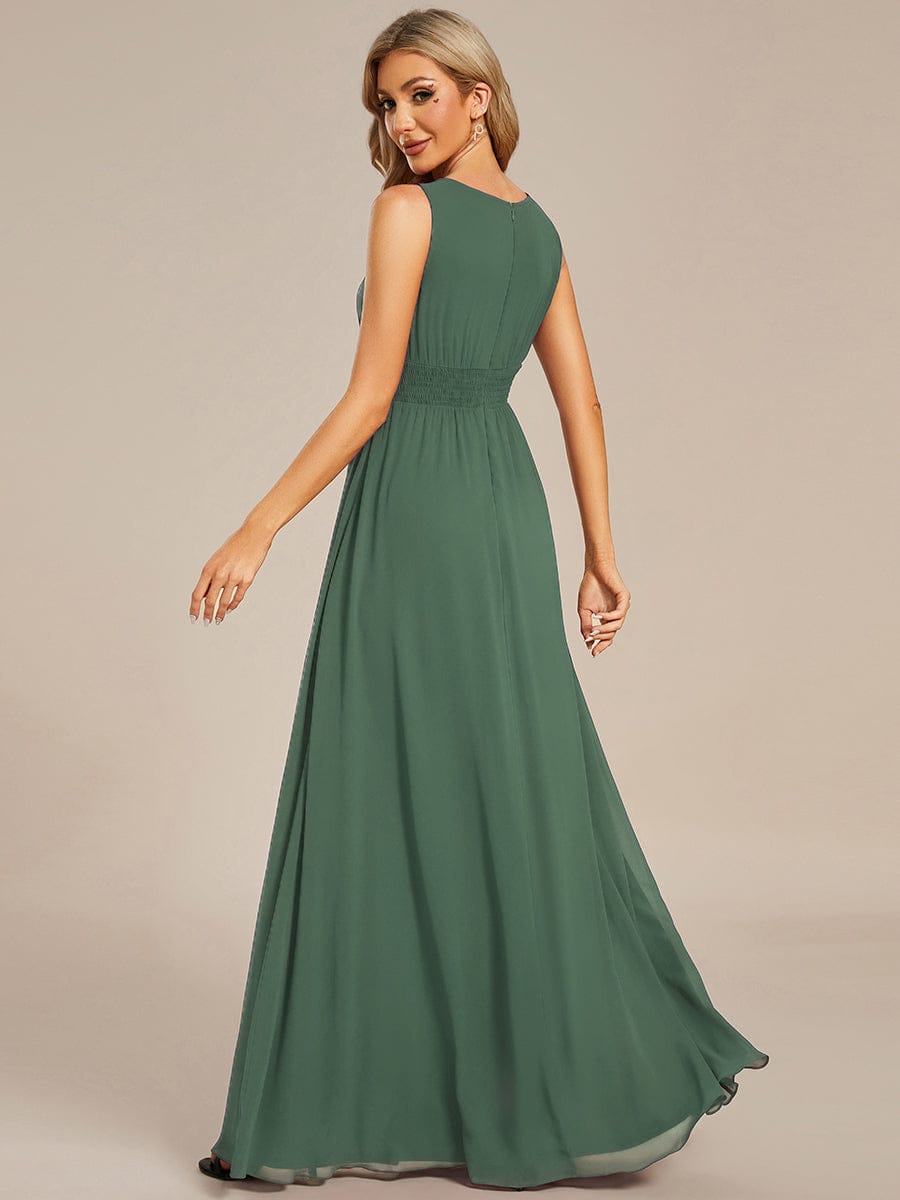 ever KALIA|Hollow Out Sleeveless Maxi Wedding Guest Dress