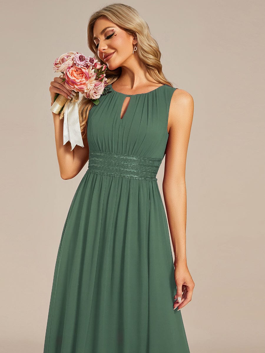 ever KALIA|Hollow Out Sleeveless Maxi Wedding Guest Dress