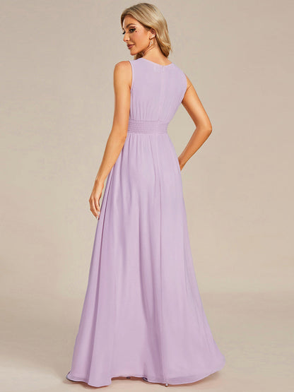 ever KALIA|Hollow Out Sleeveless Maxi Wedding Guest Dress