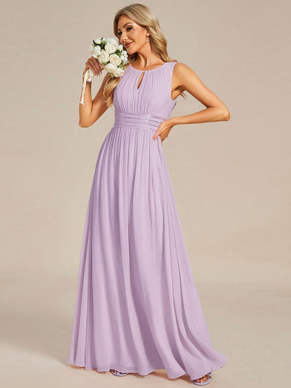 ever KALIA|Hollow Out Sleeveless Maxi Wedding Guest Dress