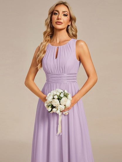 ever KALIA|Hollow Out Sleeveless Maxi Wedding Guest Dress