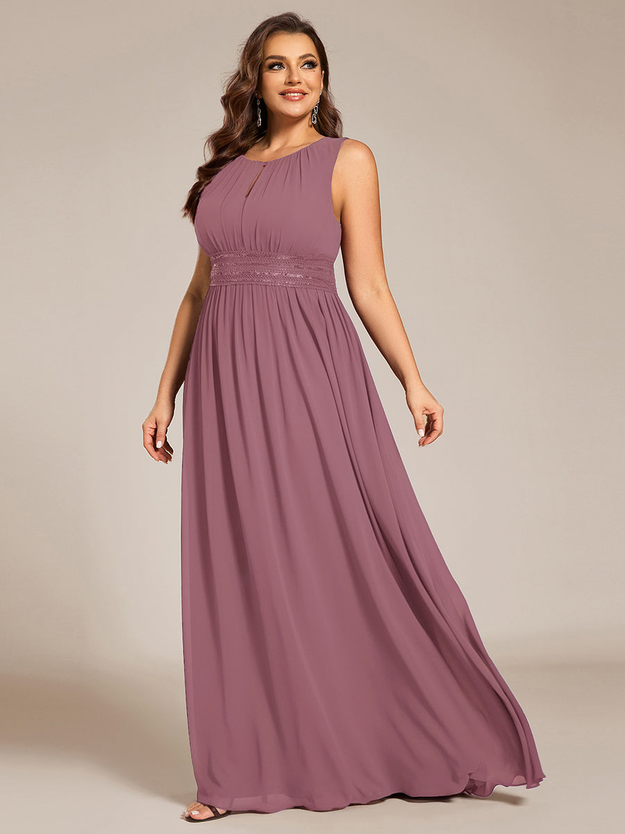 ever KALIA|Hollow Out Sleeveless Maxi Wedding Guest Dress