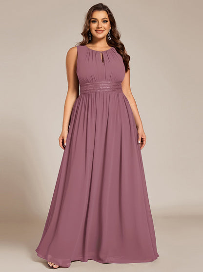 ever KALIA|Hollow Out Sleeveless Maxi Wedding Guest Dress