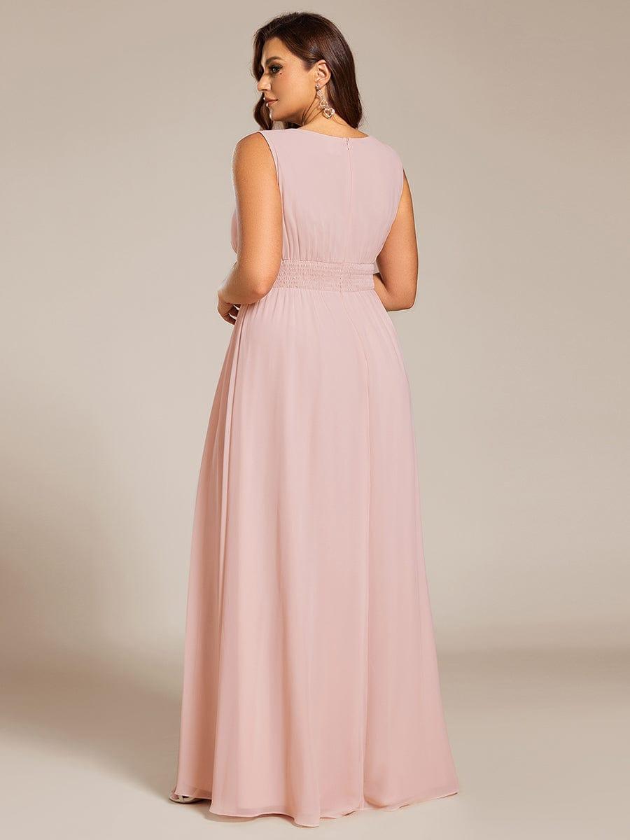 ever KALIA|Hollow Out Sleeveless Maxi Wedding Guest Dress