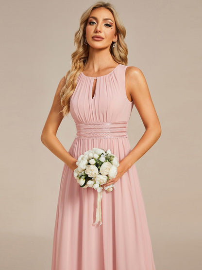 ever KALIA|Hollow Out Sleeveless Maxi Wedding Guest Dress