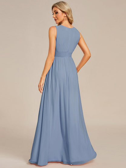 ever KALIA|Hollow Out Sleeveless Maxi Wedding Guest Dress