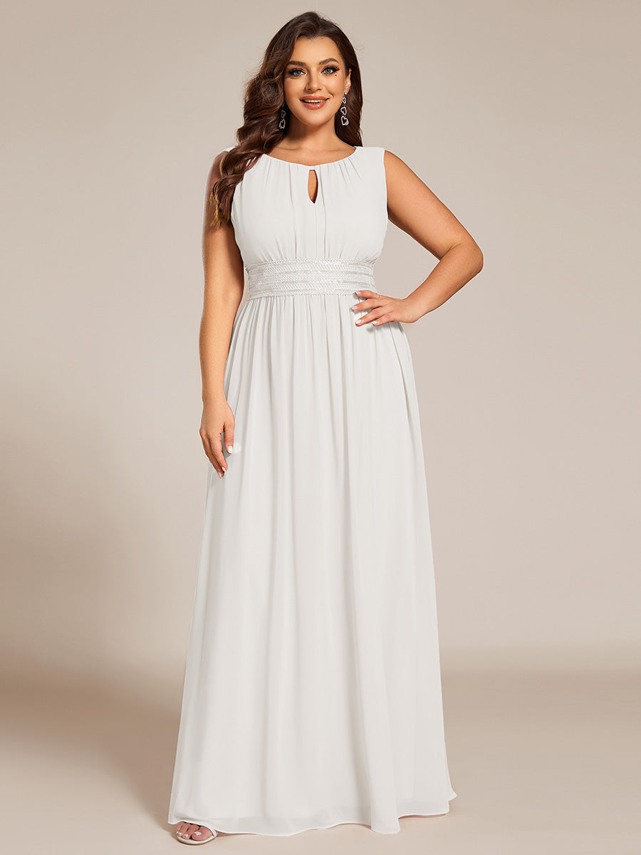 ever KALIA|Hollow Out Sleeveless Maxi Wedding Guest Dress